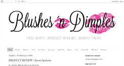 Desktop Screenshot of blushesanddimples.com